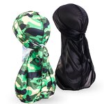 Durags Factory - Hot Sale Two Pieces/Sets Hip Hop Silky Polyester Unisex