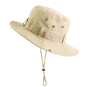 Bucket Hats Supplier - New Arrival Solid Color with Strings Sun Protection
