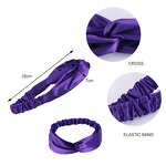Satin Headbands Supplier - Private Color Twist Turban Headwrap Make up