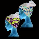 Headband Supplier - Fashion Designer Two Pieces/Set African Pattern Print