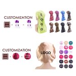 Satin Bonnet Supplier - 2 Pcs Set Custom Logo Wide Brimmed Sleep Night Cap