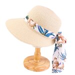 Visor Cap Supplier - Women Big Brim Sun Hat UV Protection Outdoor Summer