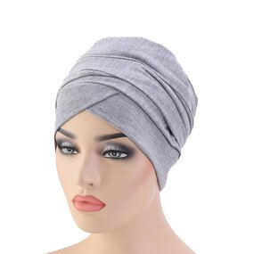 Head Scarf Supplier - New Head Wrap Cotton Long Scarf Inner Hijab Plain