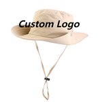 Fishermen Hats Factory - High Quality Custom Logo Wide Brim Polyester Bucket