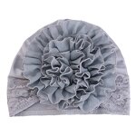 Women's Hat Supplier - New Fashion Solid-color Elastic Polyester with Flower