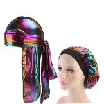 Durags Factory - Fashion Colorful Couples Set of Do Rag Men and Women