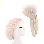 Velvet Dorag Supplier - Custom Logo Couple Plain High Quality Unisex Beanie