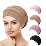 Turban Hats Supplier - Slouchy Hair Loss Beanies Soft Polyester Cancer Hat
