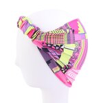 Headband Supplier - African Print Stretch Cotton Elastic Turban Head Scarf