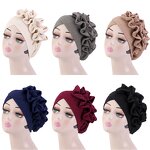 Chemo Cap Manufacturer - Big Flower Polyester Hair Protection Stretchy