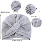 Headscarf Manufacturer - Winter Cotton Soft Knotted Style Solid Color Turban
