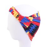 Headband Supplier - African Print Stretch Cotton Elastic Turban Head Scarf