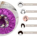 Bonnet Manufacturer - Customized Style Wholesale Two Pieces/Set Satin