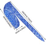 Head Wraps Manufacturer - Custom Printed Paisley Extra Long-Tail Doo Rag