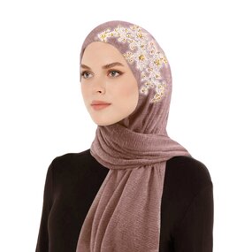 Muslim Headscarf Manufacturer - Flower Accessories Luxury Women Daily Life