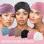 Headscarf Supplier - Wholesale Custom Logo Women Stretchy Polyester Turban