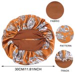 Satin Bonnet Manufacturer - Single Layer with Wide Elastic Band Night Sleep
