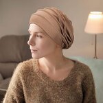 Turban Hats Supplier - Slouchy Hair Loss Beanies Soft Polyester Cancer Hat