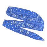 Head Wraps Manufacturer - Custom Printed Paisley Extra Long-Tail Doo Rag