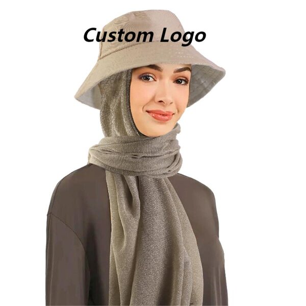 Bucket Cap Manufacturer - Wholesale Custom Logo Long Tie Sunshade Unisex