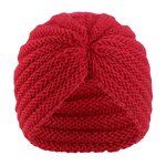 Winter Knit Turban Supplier - Beanie Head Wrap Knitted Women Warm Cap Hats
