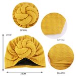 Headwraps Factory - Beauty Design Custom Logo Double Layer Knot Turban