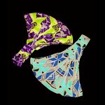 Headband Supplier - Fashion Designer Two Pieces/Set African Pattern Print