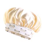 Hair Bonnet Manufacturer - Comfortable Kids Printing Stretchy Wide Band Satin