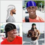 Durags Supplier - Custom Printed Extra Long-Tail Head Wraps Doo Rag