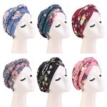 Head Wrap Supplier - Luxury Ethnic Bohemia Floral Printing Handmade Braid