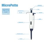 Single Channel Pipette Factory - OEM/ODM IKEME Laboratory Micropipette Adjustable Variable Volume