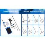 Digital Electric Agitator Manufacturer - OEM/ODM IKEME 20-60l Led Mixer Overhead Paint Shampoo