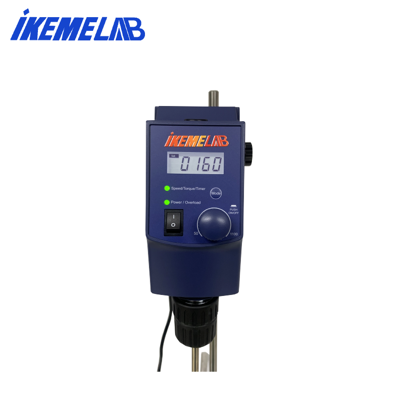 Lab Digital Stirrer Factory - OEM/ODM IKEME 70L 50~1100rpm Electric Overhead Stirrer Mixer