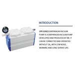 Oilless Vacuum Pump Factory - OEM/ODM IKEME Mini Diaphragm 30-60L/min Oil Free Vacuum