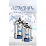 Medical Lab Autoclave Factory - OEM/ODM IKEME Laboratory Hospital 18-24 Liter High Temperature Portable