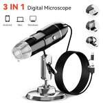 USB Digital Microscope Manufacturer - OEM/ODM IKEME Cheap 3 in 1 Type-c Portable Electronic LED