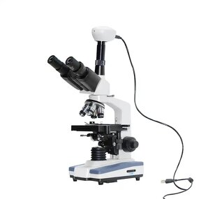 Medical Microscope Factory - OEM/ODM IKEME Lab Portable Binocular Digital Biological Olympus