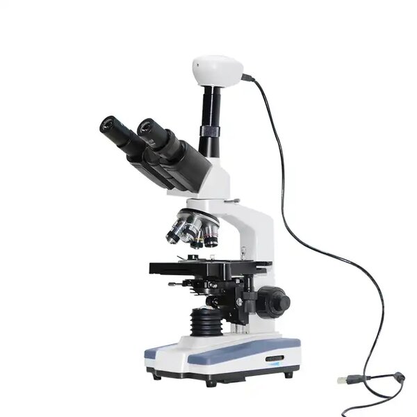 Medical Microscope Factory - OEM/ODM IKEME Lab Portable Binocular Digital Biological Olympus