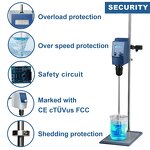 Lab Overhead Stirrer Manufacturer - OEM/ODM IKEME 20-70L Mixing Homogenizer Cosmetic Agitator