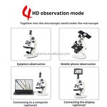 Laboratory Microscope Factory - OEM/ODM IKEME 1600X Education Hd Display Monocular Digital Student