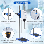 Digital Electric Agitator Manufacturer - OEM/ODM IKEME 20-60l Led Mixer Overhead Paint Shampoo