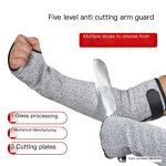 Arm Protector Supplier - High Quality 5 HPPE Black Anti-Cutting & Anti-Bite