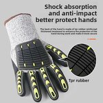 Protective Safety Gloves Supplier - High Quality Level 5 HPPE Anti-Impact Cutting