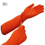 Men's Safety Gloves Manufacturer - Factory Direct Custom Red Cotton Thick Nylon