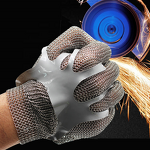 Safety Gloves Supplier - 2025 New Stainless Steel A9 Cut-Proof Food Grade