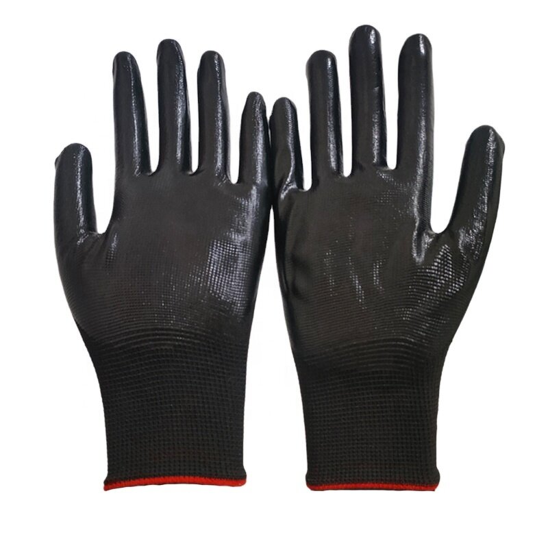 Work Gloves Manufacturer - Nitrile Coating Oil-Resistant Anti-Slip Protective