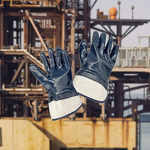 Nitrile Safety Gloves Supplier - Heavy-Duty Full-Coated Chemical-Resistant Oil
