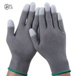 Protective Gloves Supplier - High Quality Men's Polyester Coated Anti-static