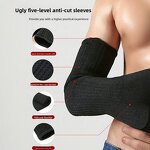 Safety Arm Protector Supplier - Made in China Black 5-Grade Anti-Cutting Safety