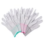 Work Gloves Supplier - High Quality 13-Pin Carbon Fiber Coated Anti-Static